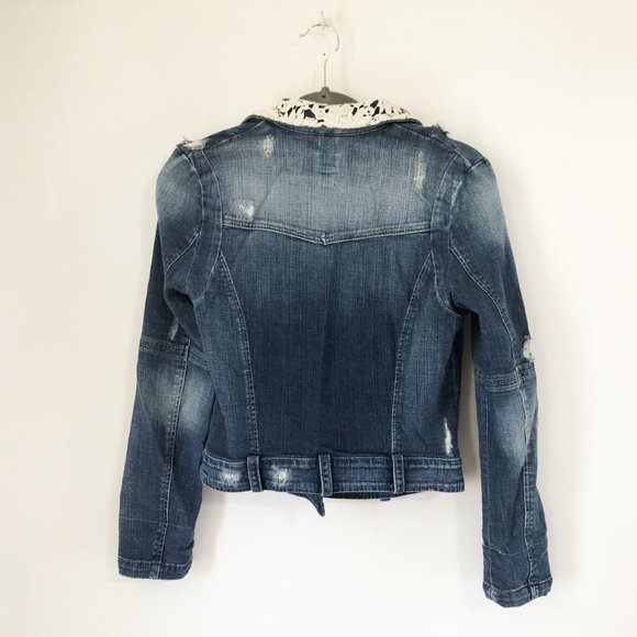 Guess distressed denim jacket - Picture 3 of 7